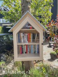 Minibieb op de grens van Huizen en Blaricum. minibieb buurtbieb bijvanck.