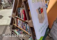 Boeken ruilen in het centrum van Vejle. minibieb Bit dyne boger.