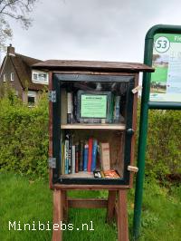 Bibliotheek in Rolde minibieb Brinkbieb.
