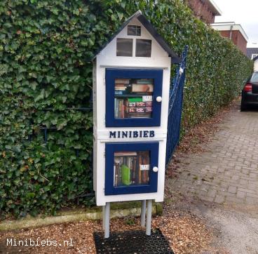 Minibieb met dubbele verdieping in Tiel.